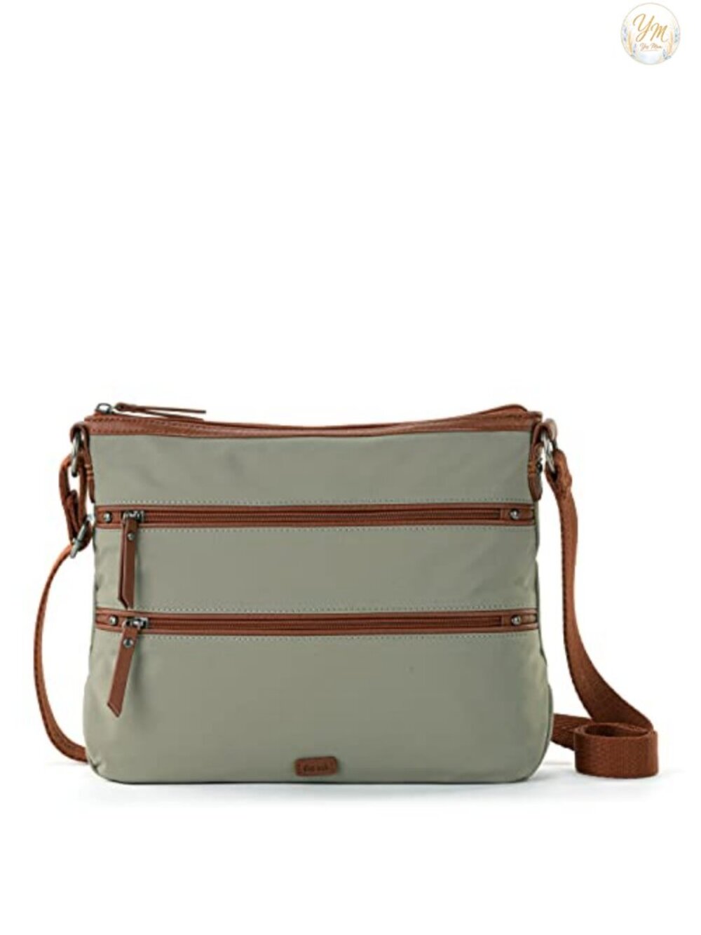 Eco Twill Crossbody Bag Recycled Nylon Adjustable Strap Travel Purse